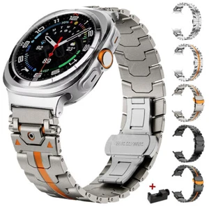 Correa de acero inoxidable para reloj inteligente Samsung Galaxy Watch Ultra 47 mm - Imagen 1 de 30