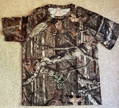 Game Winner Hunting Crew Tee, Short Sleeve, Break Up Infinity Camo, Men’s Large - Image 1 of 4