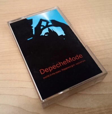 DEPECHE MODE -  WORLD IN MY EYES - RARE ORIGINAL UK CASSETTE - 1990 - C BONG 20 - Image 1 of 4