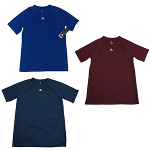 Adidas Climalite Boys, Short Sleeve T-Shirt Size Large Choose - New with Tags - Picture 1 of 12