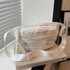 Portable Chest Bags Large Capacity Shoulder Messenger Bag for Women Girls - Picture 1 of 17
