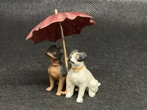 Terrier Dogs Under An Umbrella de Heyde (amarillo 791) - Imagen 1 de 7
