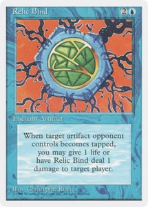 Relic Bind -EX/NM- 4th Edition -MTG-4RCards - Picture 1 of 1