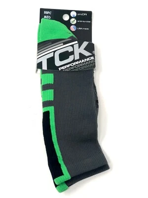 Calcetines TCK Performance Lacrosse Baseline 3.0 Team Crew BBPC Adulto M - Gris/Verde Foto 1 de 4