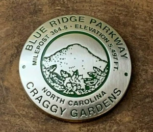 BLUE RIDGE PARKWAY National Park Fridge Magnet Souvenir Craggy Gardens 1-3/4" - Picture 1 of 2