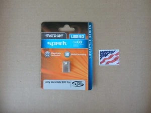 Patriot Spark 64GB Flash Drive - USB 3.0, Tough Metal Housing - PSF64GSPK3USB - Picture 1 of 2