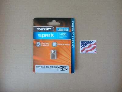 Patriot Spark 64GB Flash Drive - USB 3.0, Tough Metal Housing - PSF64GSPK3USB - Image 1 of 2