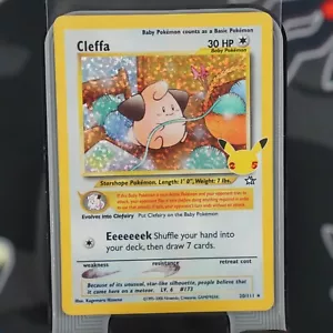 Cleffa 20/111 Holo Pokémon Card Celebrations Classic Near Mint/Mint (NM/M) - Picture 1 of 2