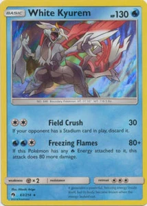 White Kyurem - 63/214 Pokemon » SM Lost Thunder HR - Picture 1 of 1