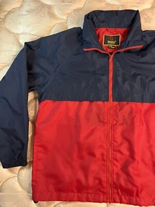 BARU Sports MENS Jacket Size M Medium RED Rain windbreaker coat - Imagen 1 de 22
