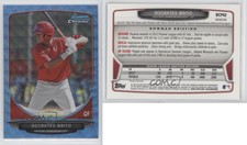 2013 Bowman Wrapper Redemption Blue Wave Refractor Socrates Brito #BCP62