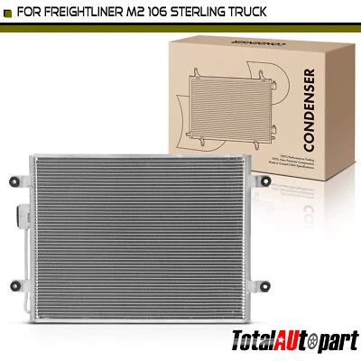 Condensador de aire acondicionado con soporte para camión Freightliner Business Class M2 Sterling Foto 1 de 4