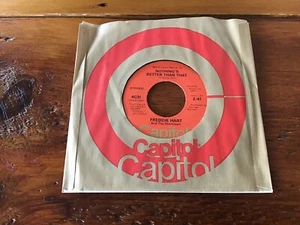FREDDIE HART- NOTHING'S BETTER THAN THAT/ I'D LIKE TO SLEEP TIL I GET 45 Vinyl - Picture 1 of 6