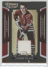 2008 Donruss Americana Sports Legends Mirror Red Materials Pierre Pilote HOF