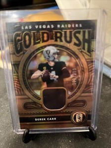 Derek Carr 🔥 2022 Gold Standard   Gold Rush Jersey 122/299 🔥 Raiders