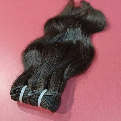 Пучки натуральных натуральных волос Virgin Indian Body Wave человеческое плетение - Изображение 1 из 4