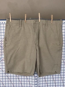 Tommy Bahama Boracay Shorts Men's Sz 38x8 Khaki Chino Flat Front Cotton Stretch - Picture 1 of 10