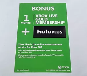 XBOX LIVE 1 MONTH GOLD SUBSCRIPTION CARD (GPC) XBOX 360 / ONE / SERIES *READ* - Picture 1 of 1