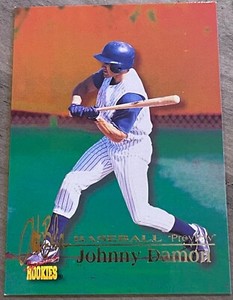 1996 Signature Rookie MLB Autobilia Previews #B4 Johnny Damon Kansas City Royals