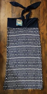 Coolibar UPF 50+ Women's Blue Halter Neck Dress Size M. P-T-P:16in - Picture 1 of 3