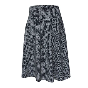 SKIRT 7 WIDE FLOWY MIDI - Picture 1 of 5