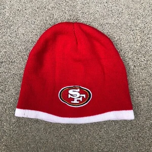 Vintage San Francisco 49ers x Bud Light Beanie Hat Men's Red One Size Cap NFL - Picture 1 of 7