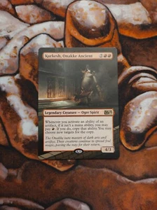 Magic the Gathering Kurkesh, Onakke Ancient Hand Painted Unique Custom MTG Alter - Picture 1 of 1