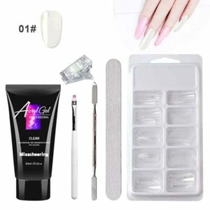 Kit de uñas acrílicas Construcción rápida UV Poli Constructor Gel Extensión Acrílico Kit - Imagen 1 de 4