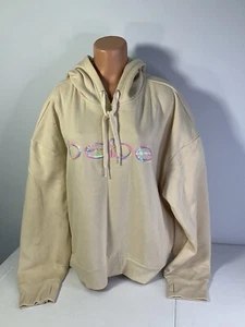 bebe Sport Beige/Ivory Hooded Sweatshirt With Sequins. Size 3X. Orig. $94. NEW. - Picture 1 of 11