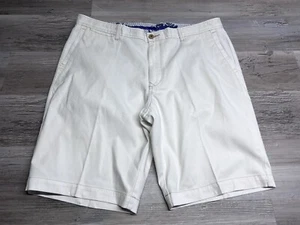Pantaloncini chino uomo Tommy Bahama Bedford corda twill bianco spiaggia casual taglia 38 - Foto 1 di 7