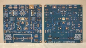 Custom BA3 Cascode Gain Board/PreAmp Zero Negative Feedback 2 blank PCBs Blue - Bild 1 von 1