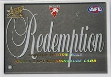 2023 Select Legacy AFL Sydney Swans Captain Signature 25/60