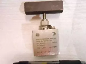 NUEVO Butech 7.500 PSI Válvula de Aguja 3/8" o Tubo SLPV61V-TCF A15832 - Imagen 1 de 1