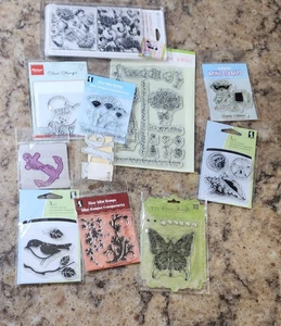 Clear Stamps Basteln Lot gemischte Themen & Marken alle neu - Bild 1 von 4