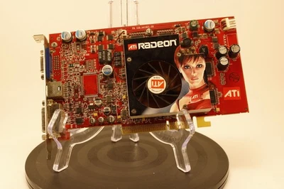 Ati Radeon x700 Pro agp 256m retro gaming pc computer graphics card rare (D) - Image 1 of 4