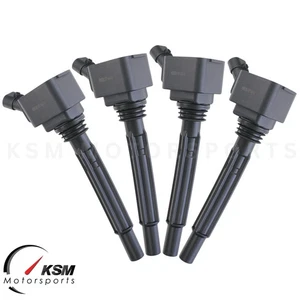 4 x Ignition Coils for Fiat Grande Punto 500L/x Doblo Typ Bravo Linea 1.4 07-on - Picture 1 of 9