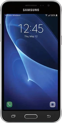 Verizon Locked Samsung Galaxy J3 4G LTE 8GB 5.0" Black Android Smartphone - Open - Image 1 of 4