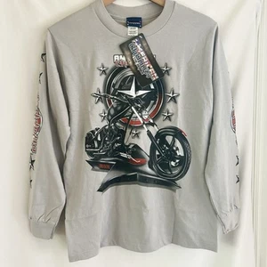 VTG 2003 American Chopper Comanche Motorcycle Long Sleeve Youth Large NWT - Picture 1 of 15