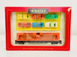 Tyco HO Frisco Trailer Train Autoloader w/ 6 Cars T349A 450 New - Picture 1 of 6