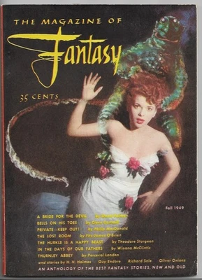 First Issue #1 THE MAGAZINE OF FANTASY Fall 1949 Sci-Fi Digest Pu1p GUY ENDORE+ - Image 1 of 4