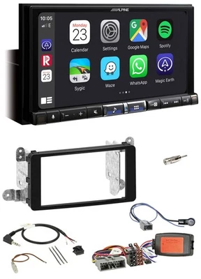 Alpine 2DIN DAB USB Lenkrad Bluetooth Autoradio für Mitsubishi Outlander 07-12 N - Bild 1 von 4