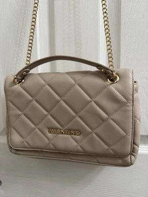 Bandolera Mario Valentino acolchada beige/bronceado. Hecho en Italia Foto 1 de 4