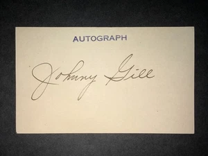 Tigres 1927: Johnny Gill, firmado 3x5 (JS), fallecido 1984 - Imagen 1 de 1