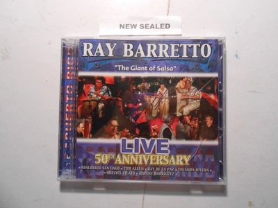 New RAY BARRETTO THE GIANT OF SALSA 2 CD LIVE IN PUERTO RICO 50TH ANNIVERSARY Foto 1 de 2