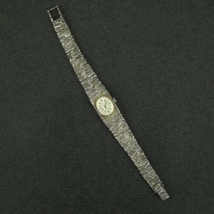 Vintage Solid Silver Accurist Ladies Watch 925 Swiss 21 Jewels Bracelet - Picture 1 of 11