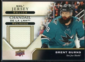 2019-20 Upper Deck Tim Hortons Jerseys #JBB Brent Burns - Picture 1 of 2