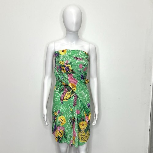 Abito gonna KENZO paris Matisse anni 90 stampa esque cotone taglia small large