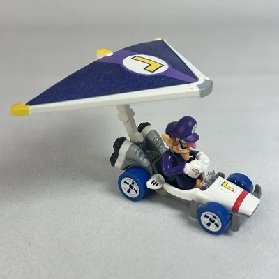 Hot Wheels Mario Kart WaLuigi B Dasher With Super Glider 2018 DieCast Car - Image 1 of 4