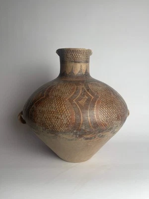 Tarro chino grande neolítico Majiayao Machang (2200-2000 aC) Foto 1 de 4