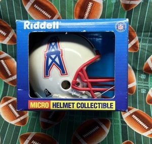 NEW IN BOX HOUSTON OILERS RIDDELL MINI HELMET 1998 - Picture 1 of 6